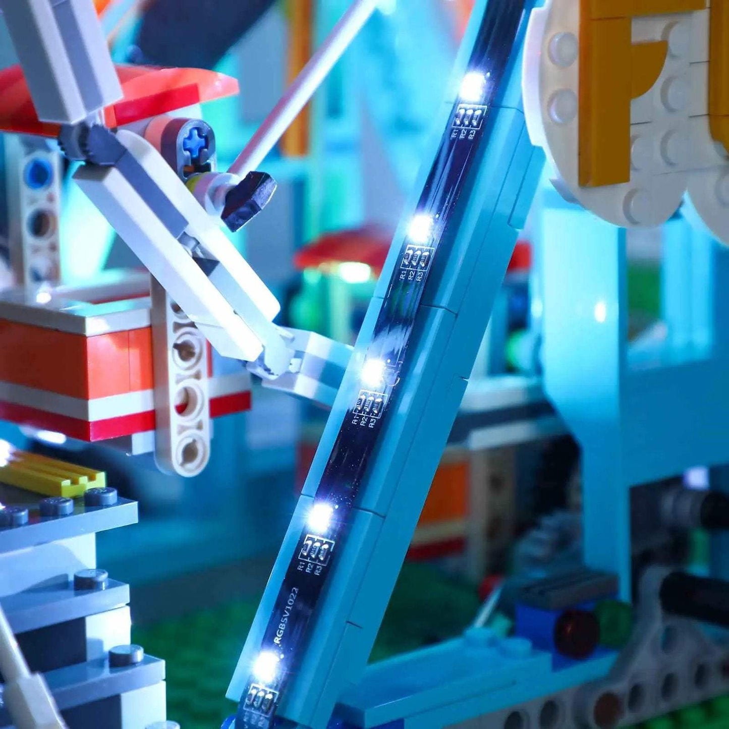 MOC LEGO Ferris Wheel Light Kit With RC And RGB Colors - ToylandEU