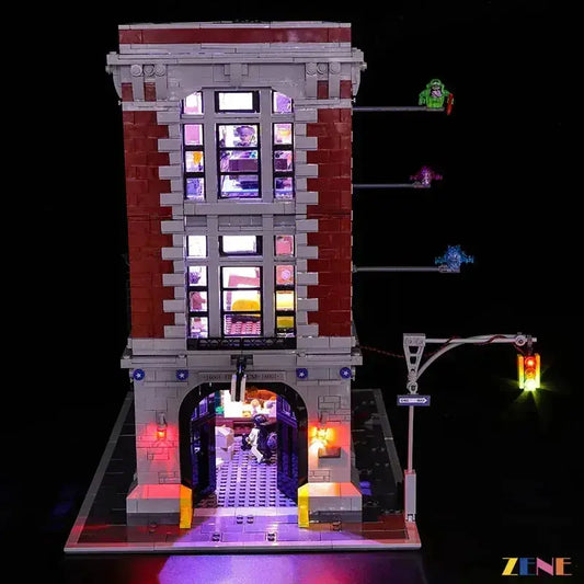 MOC Lego Firehouse Light Kit For 75827 Concealed Wiring - ToylandEU