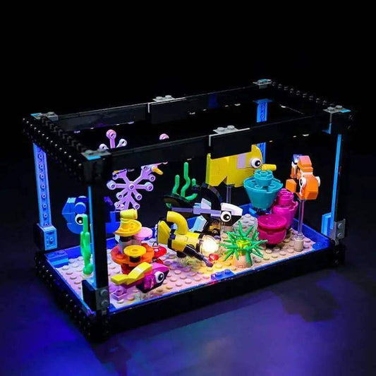 MOC LEGO Fish Tank LED Light Kit For Seamless Set Illumination - ToylandEU