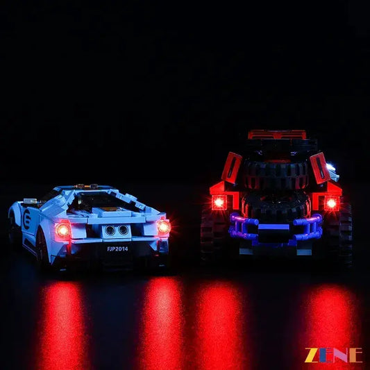 MOC LEGO Ford GT Heritage Edition Light Kit No Circuit Experience - ToylandEU
