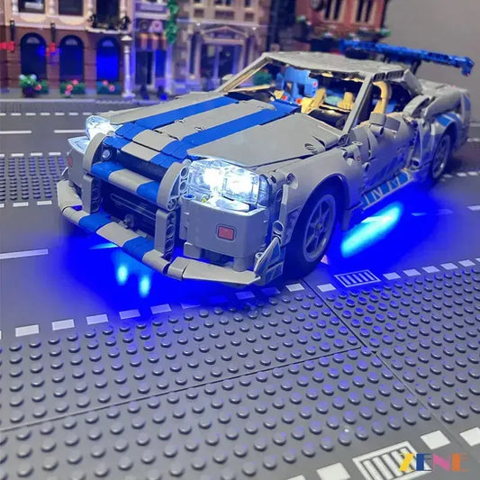 Light Kit for LEGO Furious Nissan Skyline GT-R (R34) Car #42210 - ToylandEU