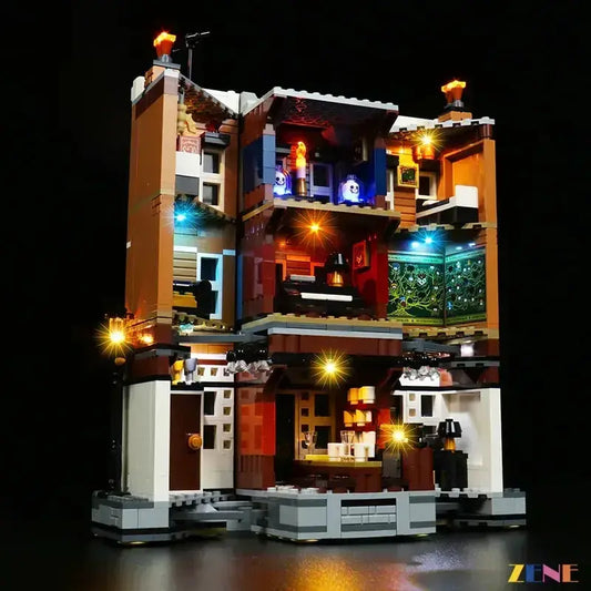 MOC LEGO Grimmauld Place Light Kit For 76408 Illuminates Your Build - ToylandEU