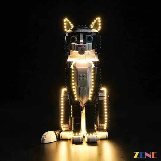 MOC LEGO Light Kit For Tuxedo Cat 21349 With Easy Assembly - ToylandEU
