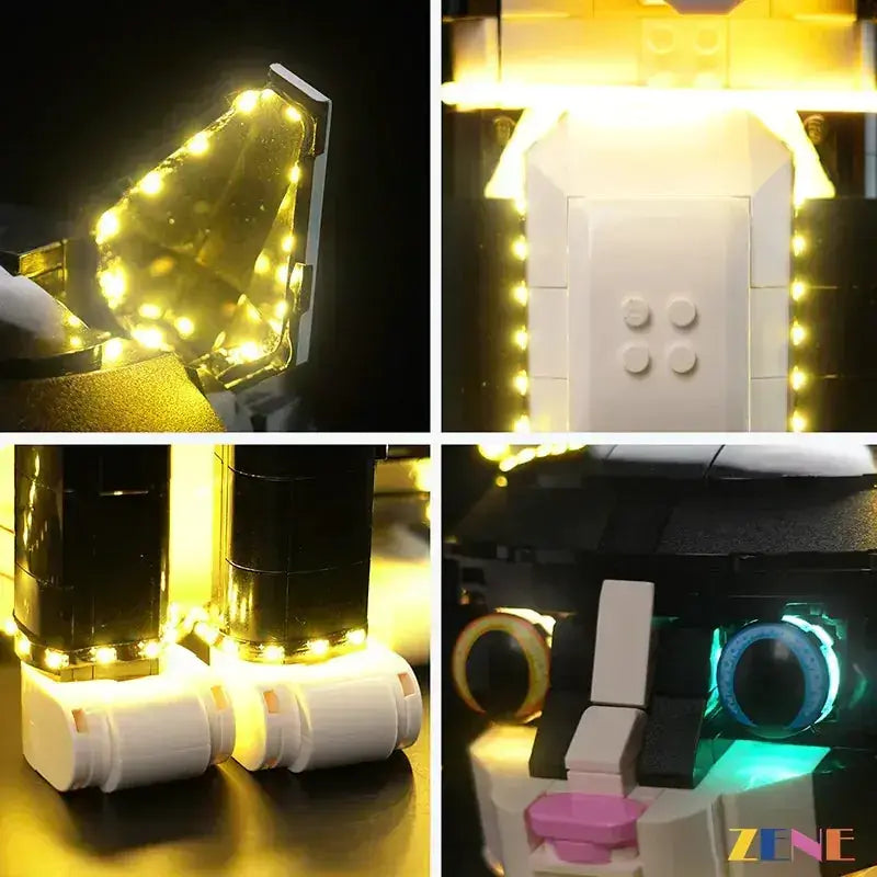 MOC LEGO Light Kit For Tuxedo Cat 21349 With Easy Assembly - ToylandEU