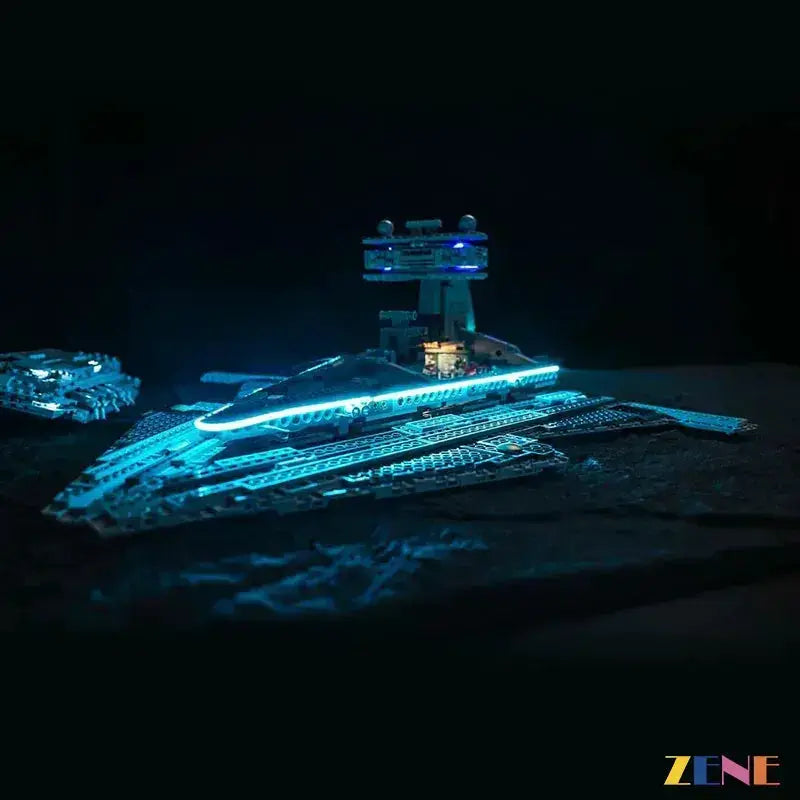 MOC LEGO Imperial Star Destroyer LED Light Kit for Brilliant Illumination - ToylandEU