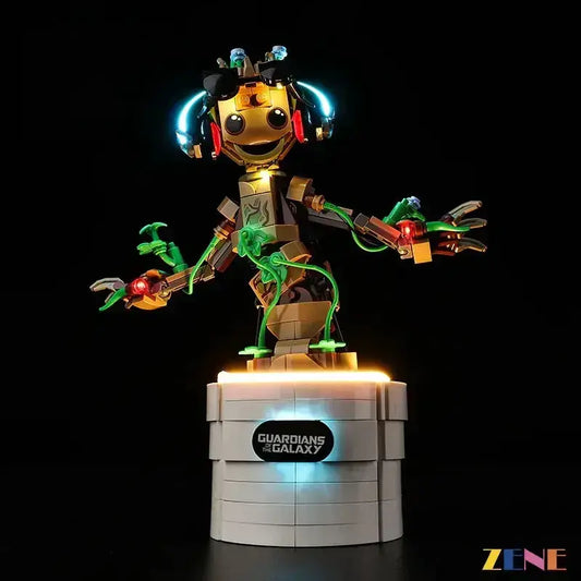 MOC LED Light Kit for LEGO Dancing Groot 76297 Illumination - ToylandEU