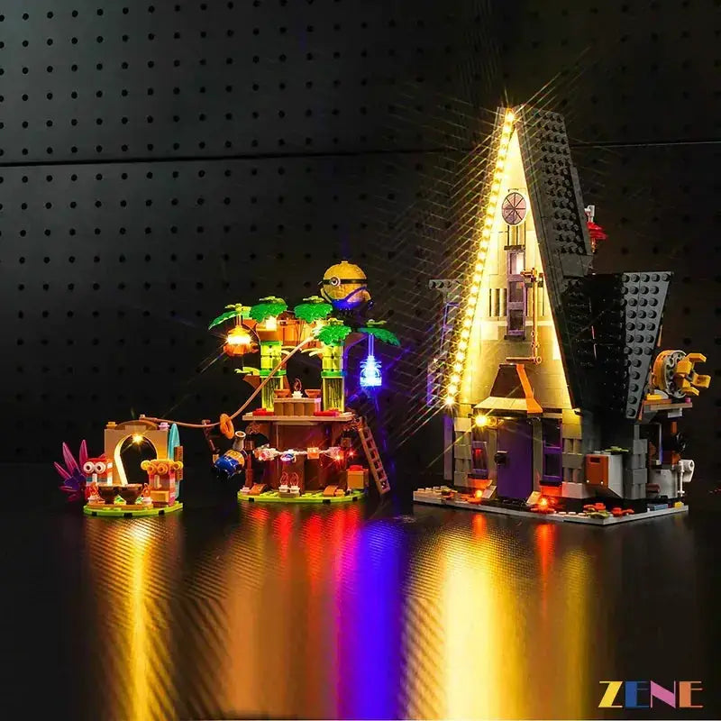MOC Light Kit for LEGO Minions and Gru's Family Mansion #75583 - ToylandEU