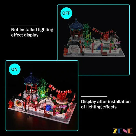 MOC LEGO Light Kit for New Year Lantern Festival No Soldering - ToylandEU