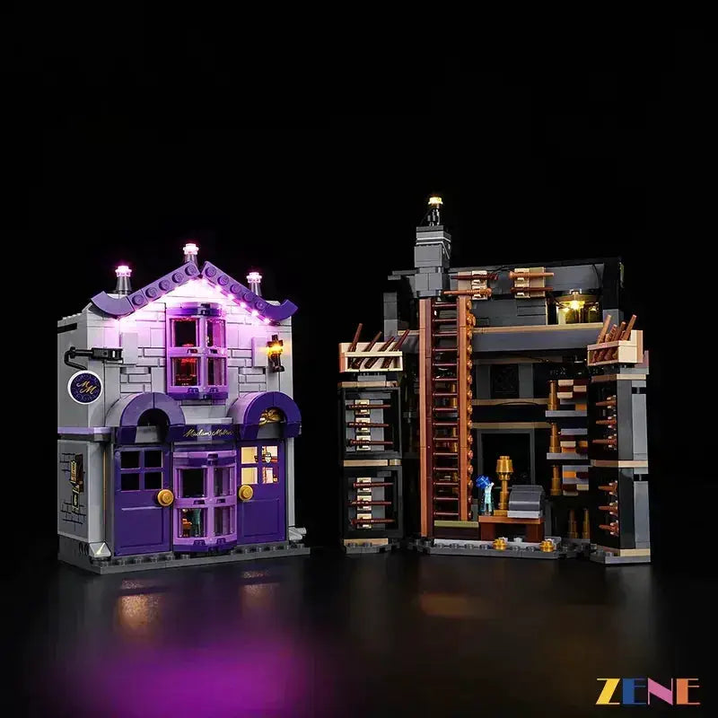 MOC Lego Ollivanders Light Kit Illuminates Madam Malkins Robes 76439 - ToylandEU