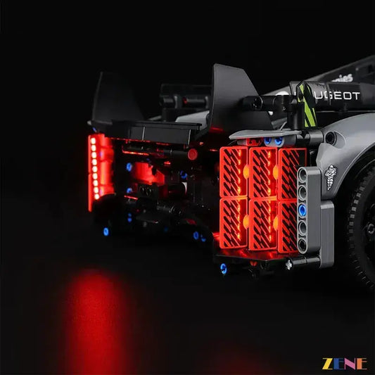 Light Kit for LEGO PEUGEOT 9X8 24H Le Mans Hybrid Hypercar #42156 - ToylandEU