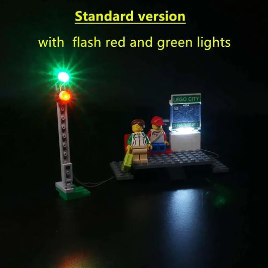 MOC LEGO Passenger Train Lighting Kit for 60197 Sets Realistic Illumination - ToylandEU