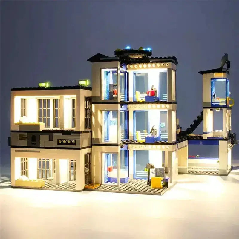MOC LEGO Police Station Light Kit 60141 Easy Installation - ToylandEU