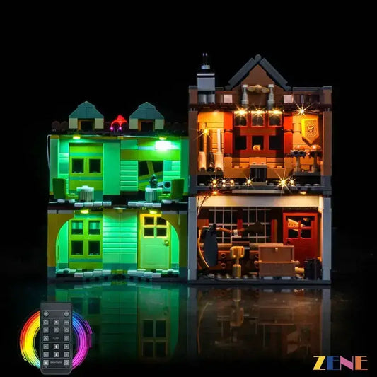 MOC LEGO Light Kit For Quidditch And Ice Cream Parlour Illumination - ToylandEU