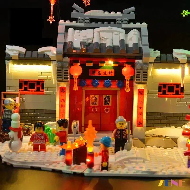 MOC Lego Lighting Kit for Story of Nian 80106 Easy Install - ToylandEU