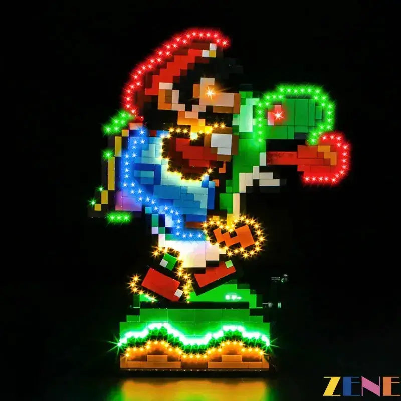 MOC Light Kit for LEGO Super Mario World Mario Yoshi #71438 - ToylandEU