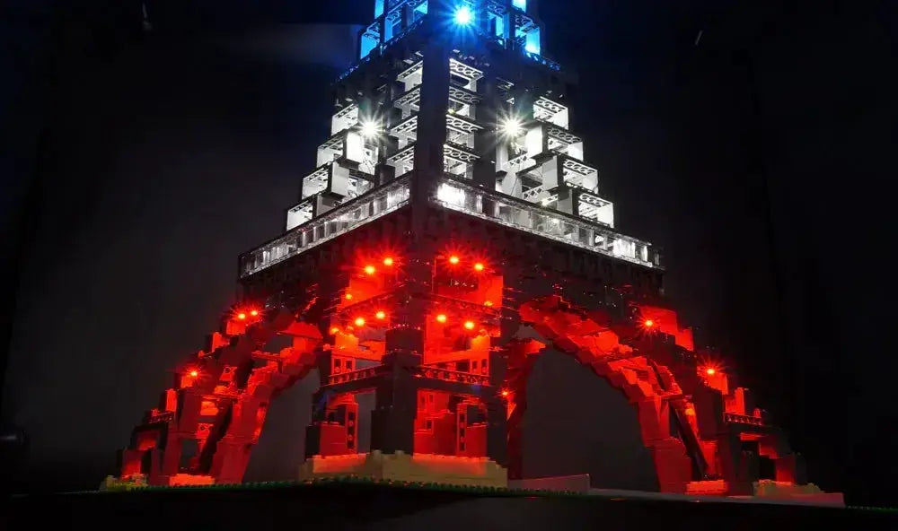 MOC Lego Eiffel Tower Light Kit Illuminates Display For 10181 - ToylandEU