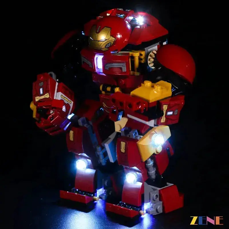 MOC LEGO Hulkbuster Lighting Kit For 76104 With Easy Install - ToylandEU