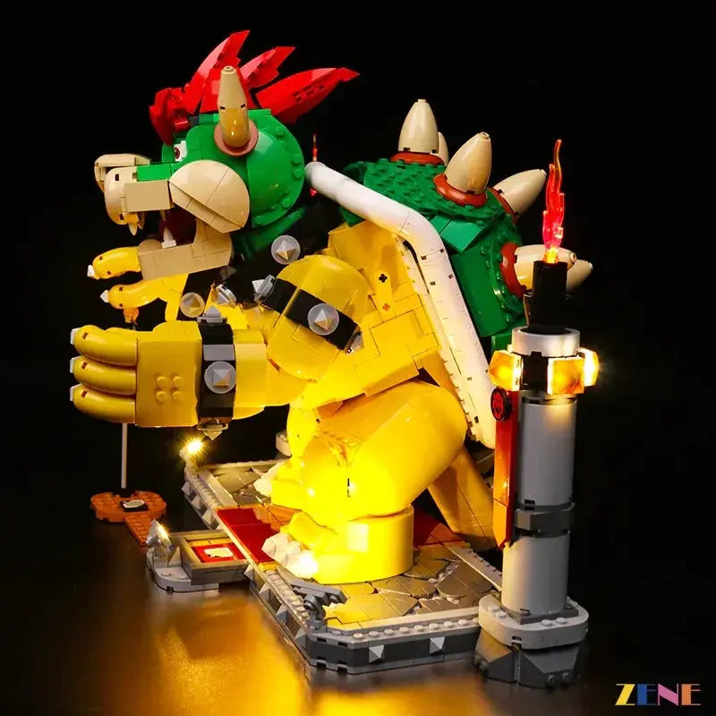 MOC LEGO The Mighty Bowser Light Kit For 71411 Enhanced Illumination - ToylandEU