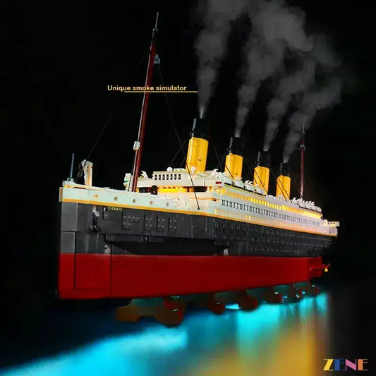 MOC Titanic Lighting Kit With Smoke Module For LEGO Realistic Effect - ToylandEU