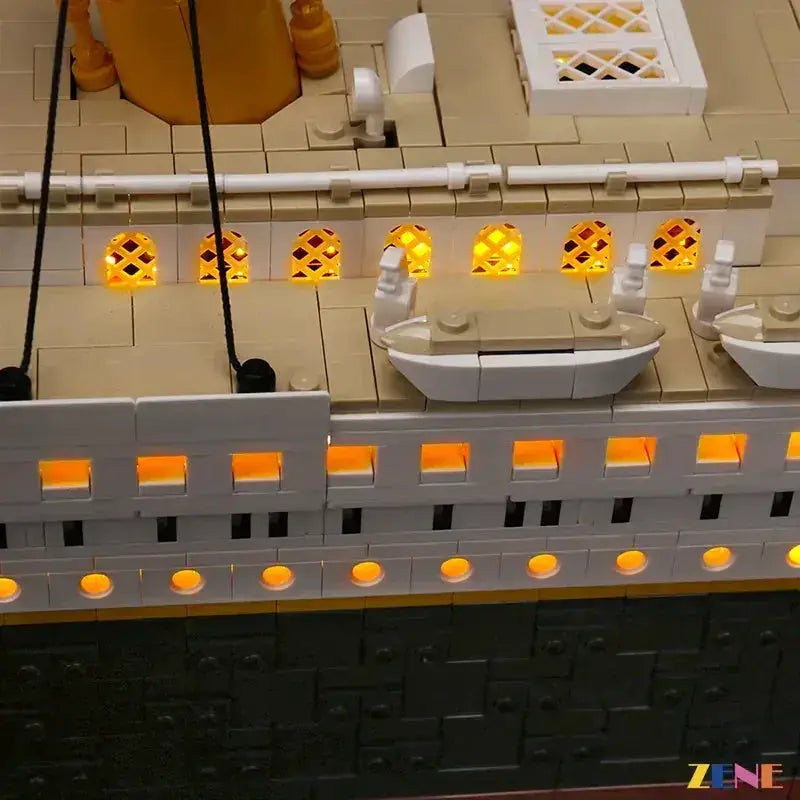 MOC Titanic Lighting Kit With Smoke Module For LEGO Realistic Effect - ToylandEU