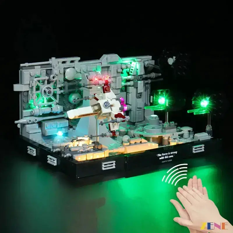 MOC Lego Light Kit For Trench Run Diorama With Easy Install - ToylandEU