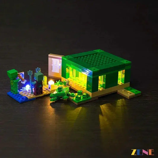 MOC LEGO Turtle Beach House Premium LED Light Kit for 21254 - ToylandEU