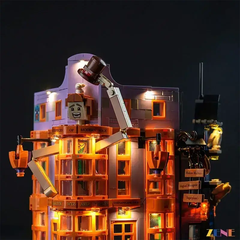 MOC LEGO Light Kit For Weasleys Wizard Wheezes Easy Setup - ToylandEU