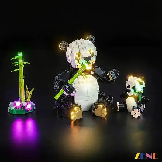 MOC LEGO Light Kit for Panda Family 31165 Brighten Daytime Displays - ToylandEU