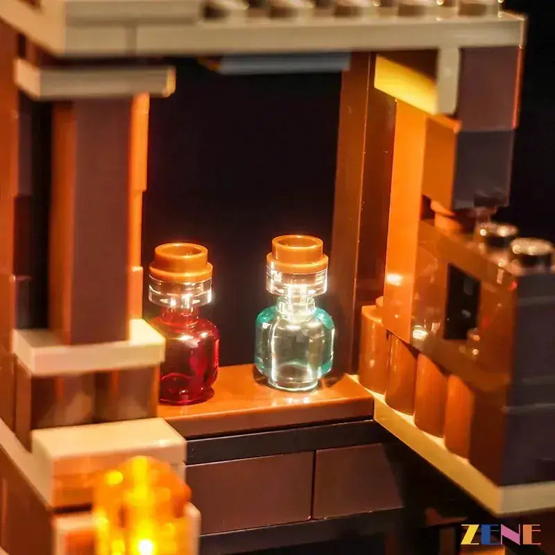 MOC LEGO Light Kit For Woodland Mansion Fighting Ring Brightens Display - ToylandEU