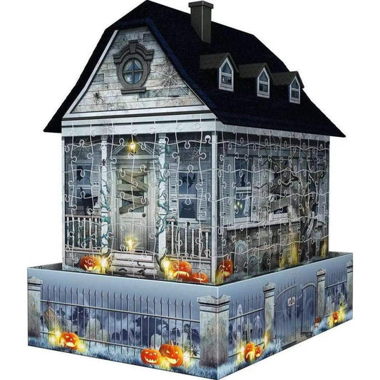 Light Up Haunted House 3D Jigsaw Puzzle Night Edition - ToylandEU