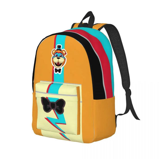 Lightweight Backpack Glamrock Freddys Theme For Students - ToylandEU