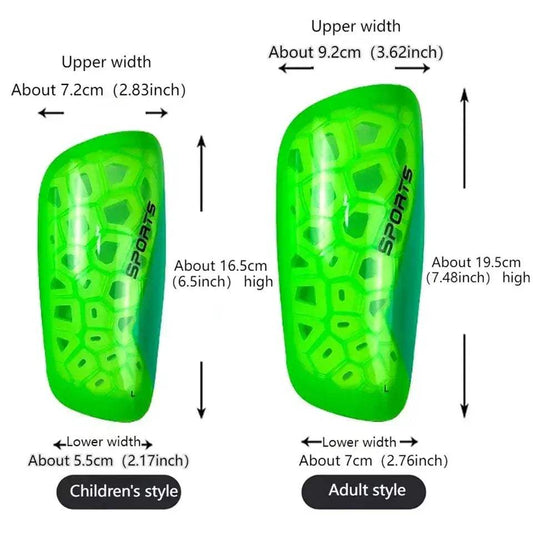 Lightweight Soccer Shin Guards With Sleeves For All Ages - ToylandEU
