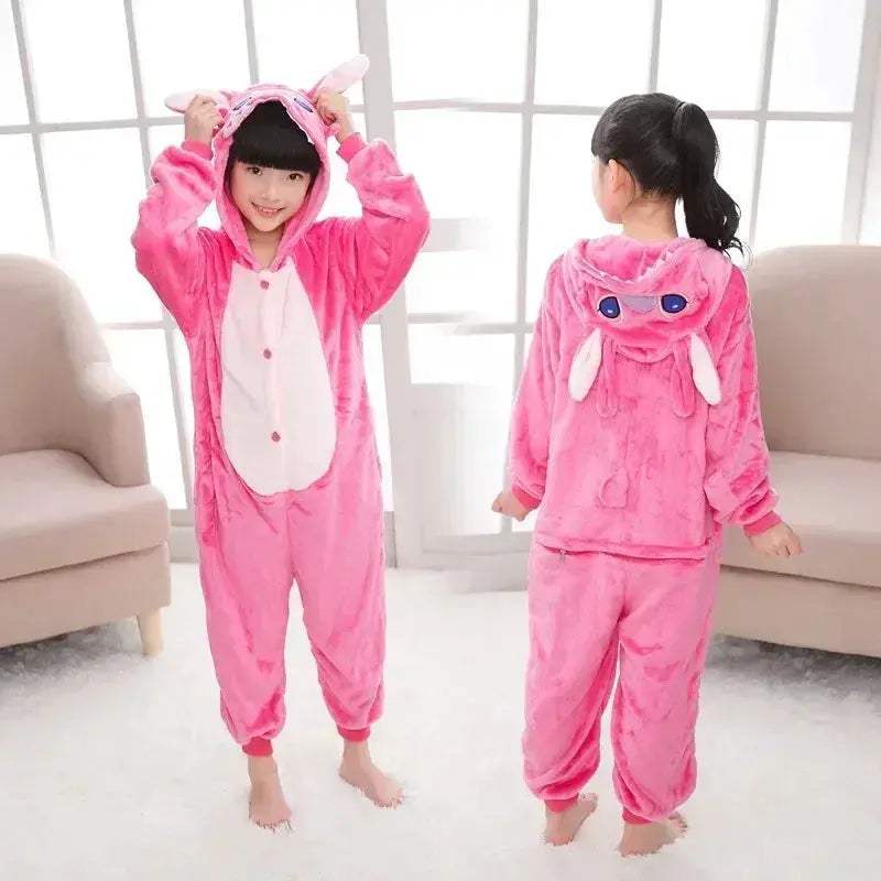 Lilo And Stitch Disney Kigurumi Pajamas For Kids Warmth - ToylandEU