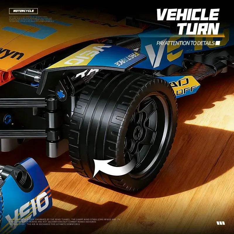 Limited Edition Racing MOC Building Kit for Desktop Display - ToylandEU