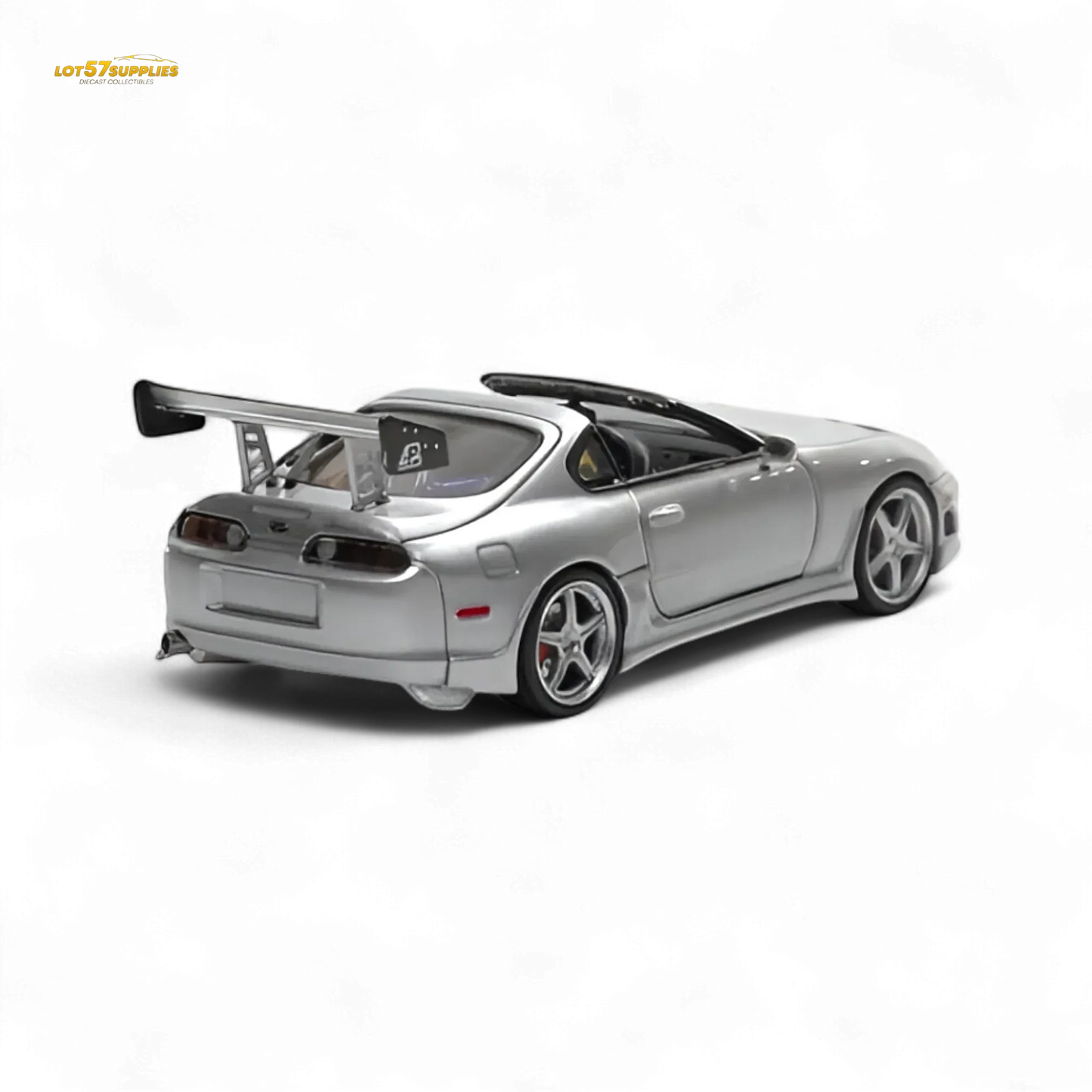Limited Edition Toyota Supra Diecast Model Silver - ToylandEU