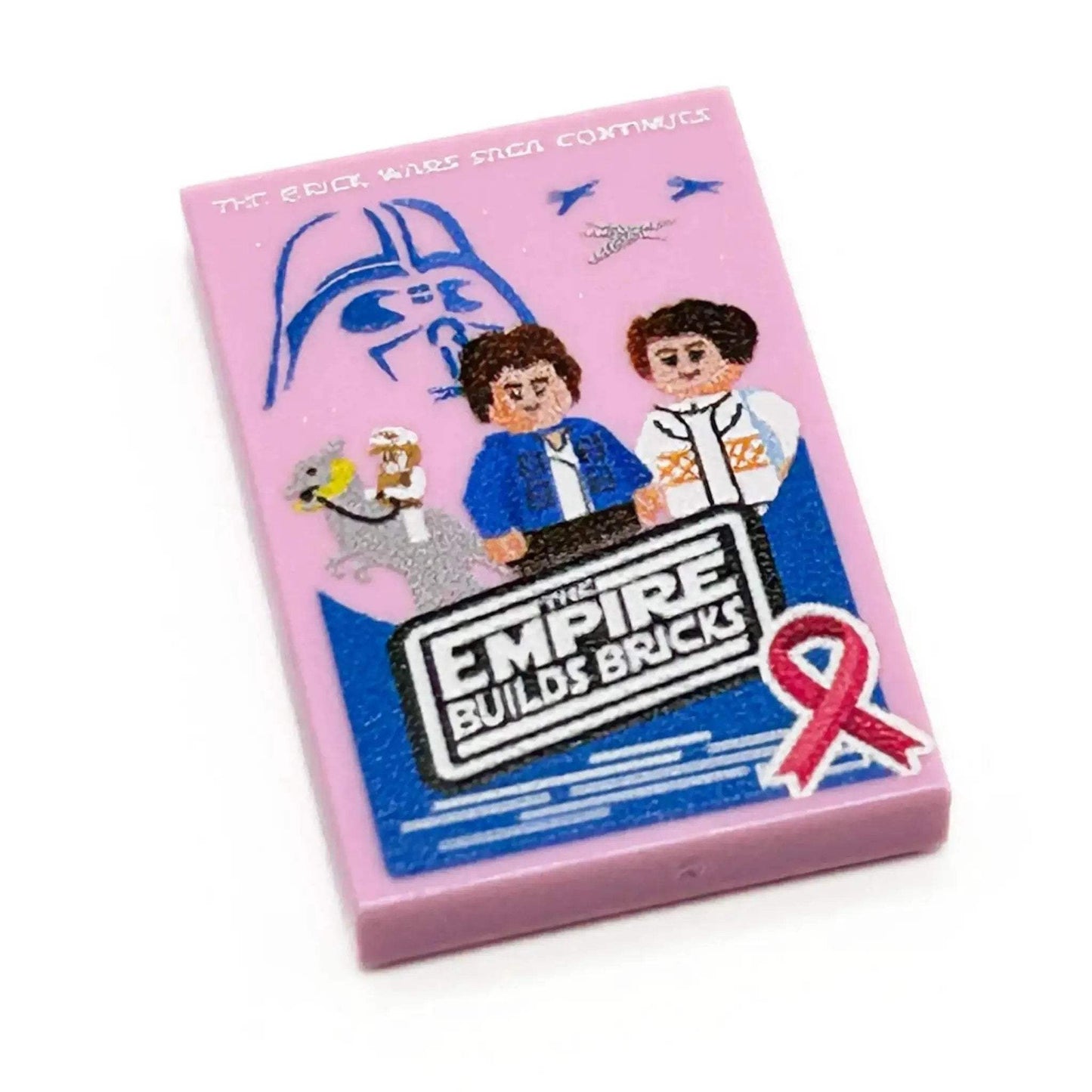 Lego Tile Cover Pink Ribbon Supports Breast Cancer Research - ToylandEU