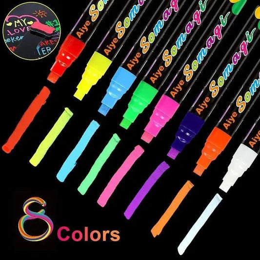 Liquid Chalk Markers Neon Washable 8 Color Set - ToylandEU™