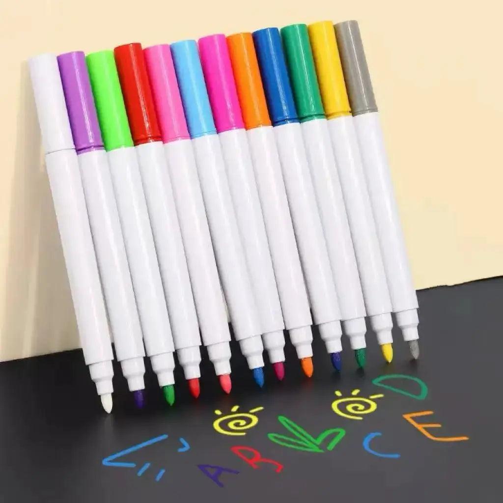 Liquid Chalk Markers Set Dust Free Erasable Pens - ToylandEU™