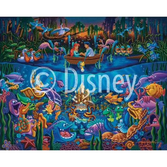 Little Mermaid Jigsaw Puzzle 500 Pieces Disney Dowdle Family Fun - ToylandEU