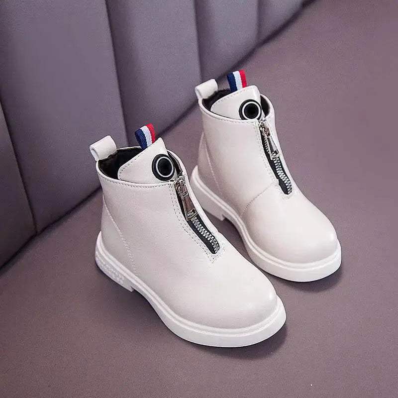 Little Princess British Style Girls' Ankle Boots for Winter and Autumn - ToylandEU™