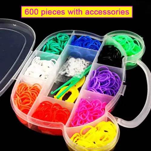 Loom Bands Rainbow Bracelet Making Kit For Girls - ToylandEU™