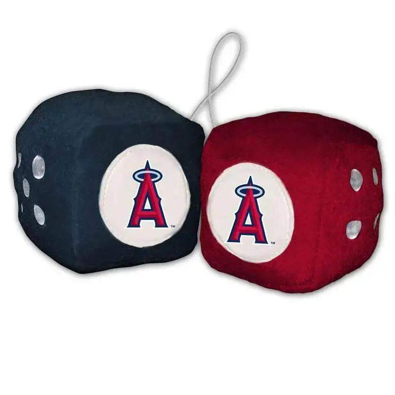 Los Angeles Angels Fuzzy Dice Official Team Decor Co - ToylandEU™