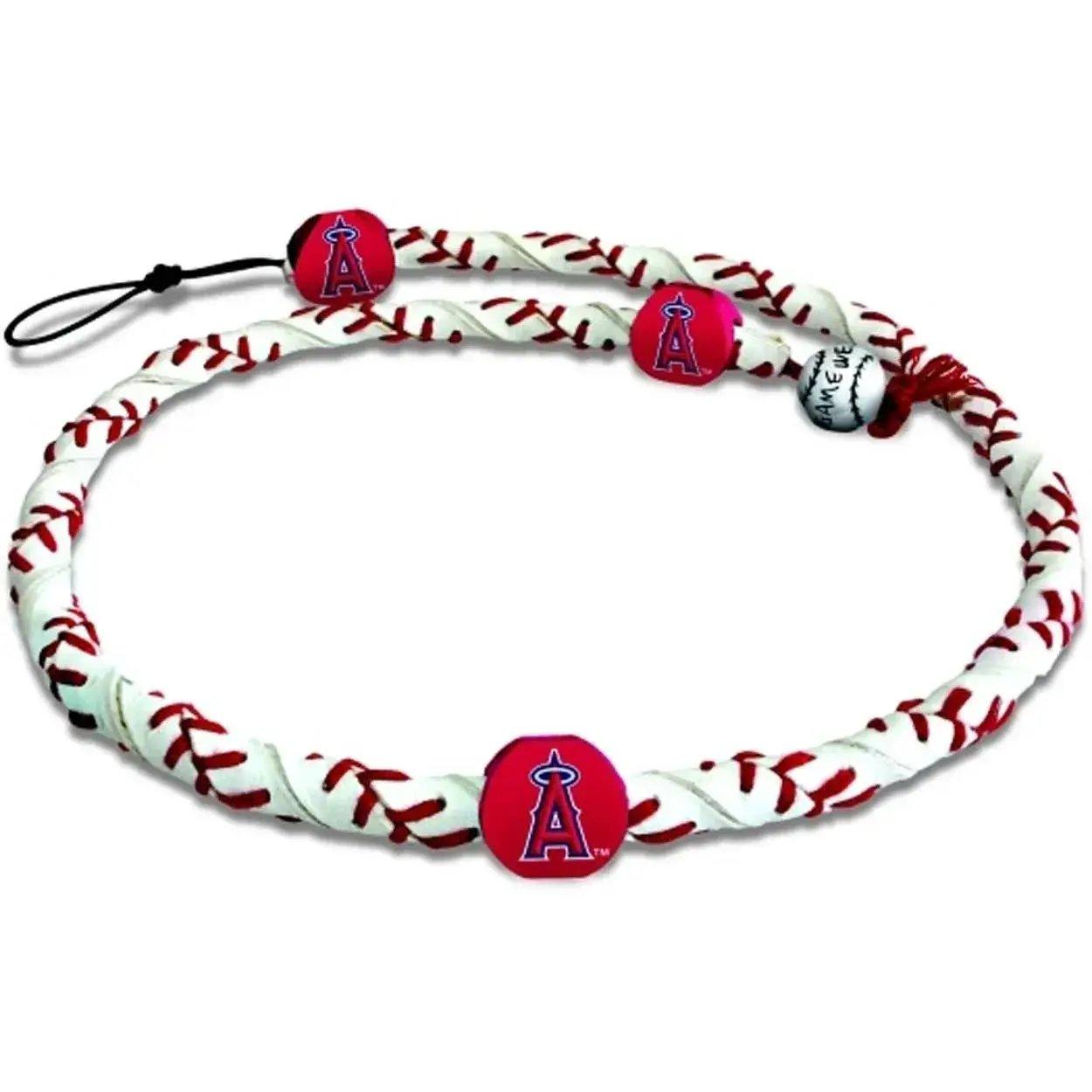 Los Angeles Angels Leather Bracelet With Ceramic Bead - ToylandEU™