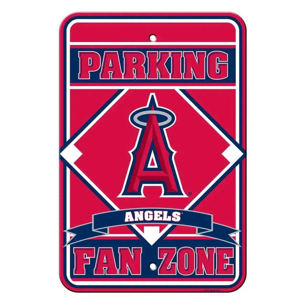 Los Angeles Angels Parking Sign 12x18 Plastic Fan Zone CO - ToylandEU™