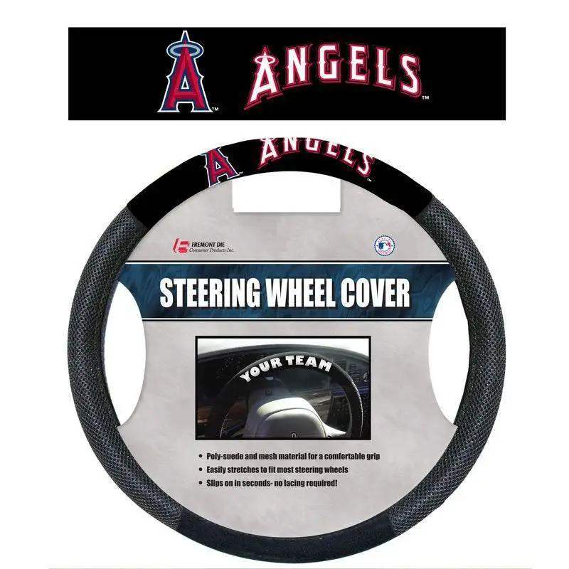 Los Angeles Angels Steering Wheel Cover Mesh Style Co - ToylandEU™