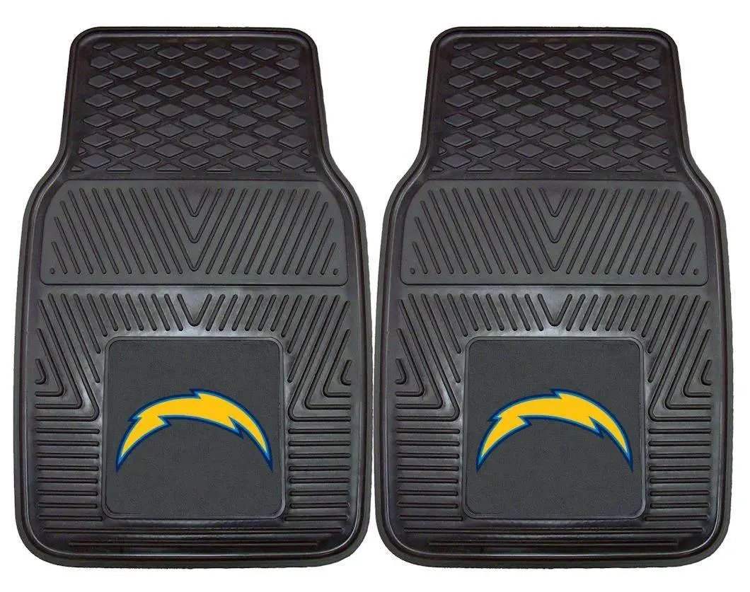 Los Angeles Chargers Car Mats Heavy Duty Vinyl 2 Piece - ToylandEU™