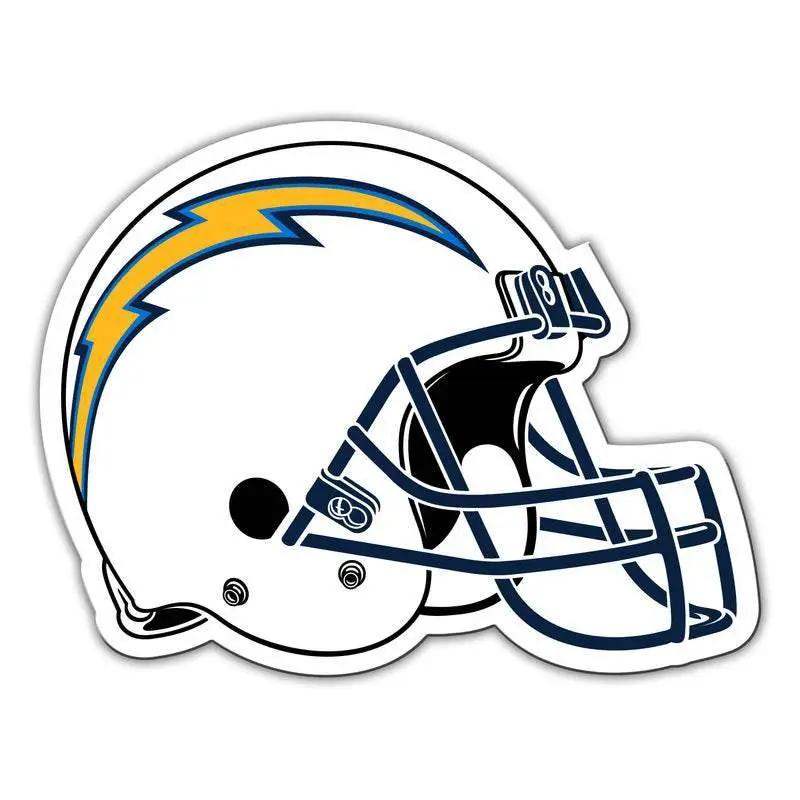 Los Angeles Chargers Car Style Magnet 12 Inch Helmet Design - ToylandEU™