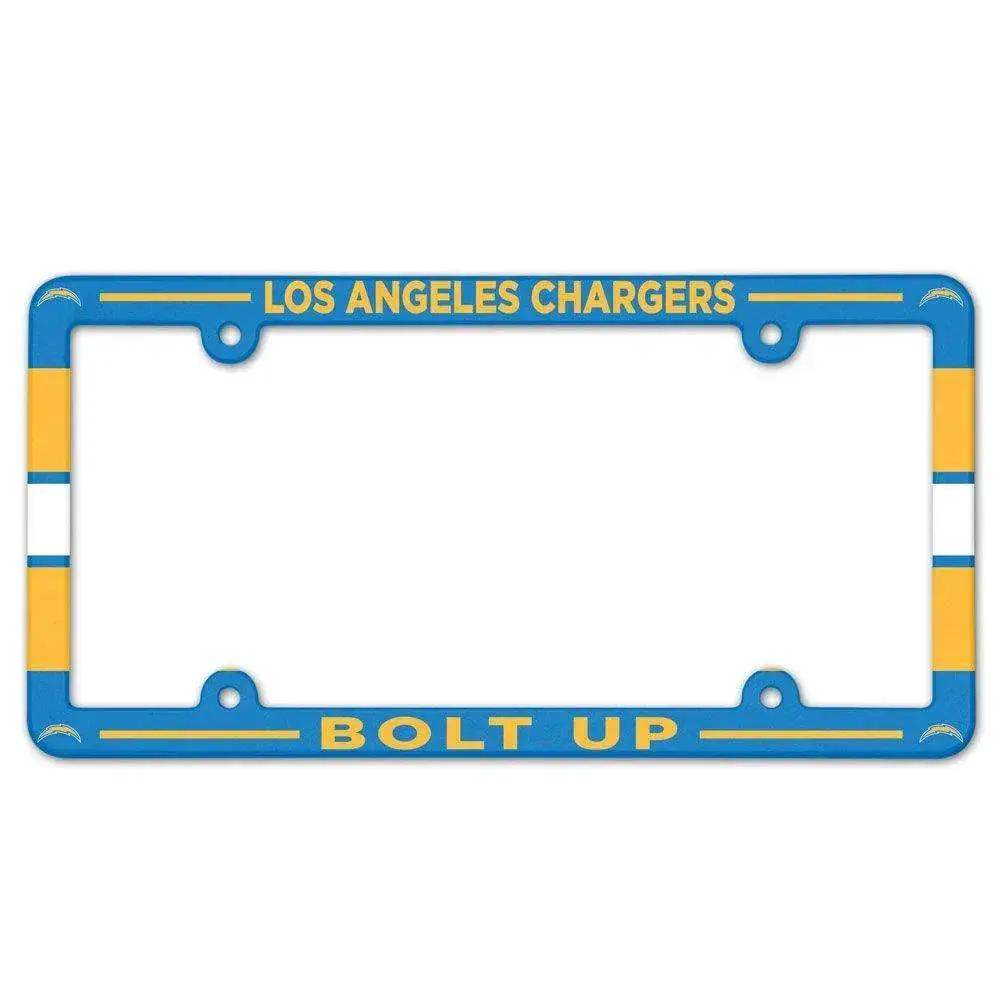 Los Angeles Chargers Full Color Plastic License Plate Frame - ToylandEU