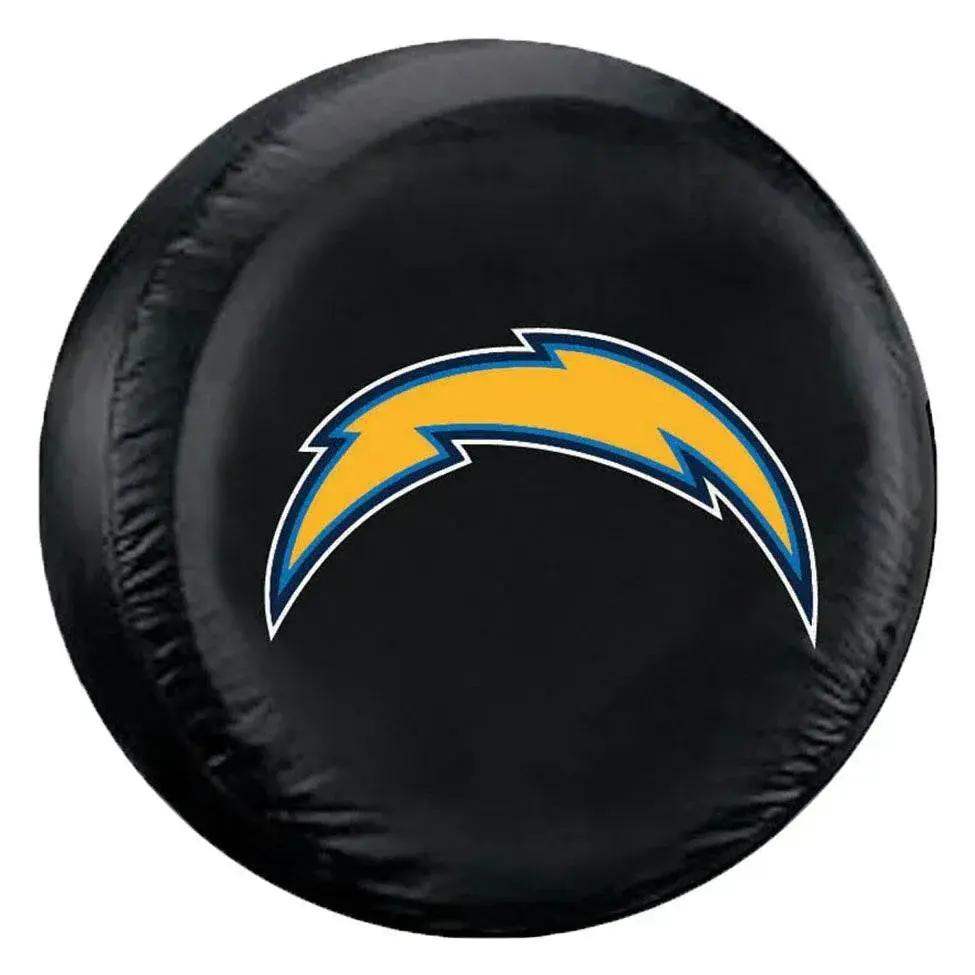 Los Angeles Chargers Tire Cover Standard Size Black - ToylandEU™