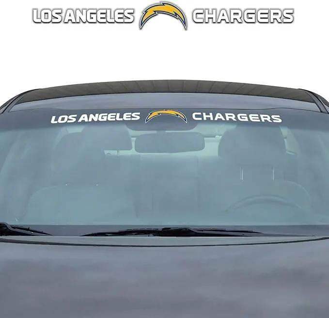 Los Angeles Chargers Windshield Decal 35x4 Durable Vinyl - ToylandEU™